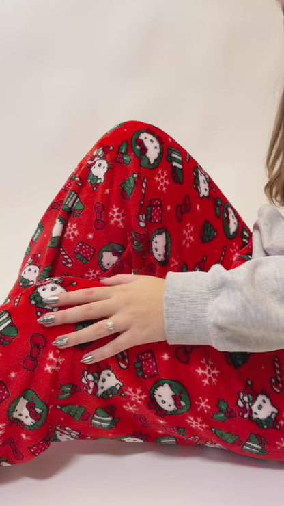 Hey Kitty Pyžamo Kalhoty - Christmas/Vánoční